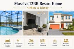 Super Giant Twelve Bedroom Home Near Disney - Image 2